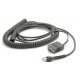 Zebra CBA-R06-C20PBR cable de serie Negro 6 m RJ-45 DB9